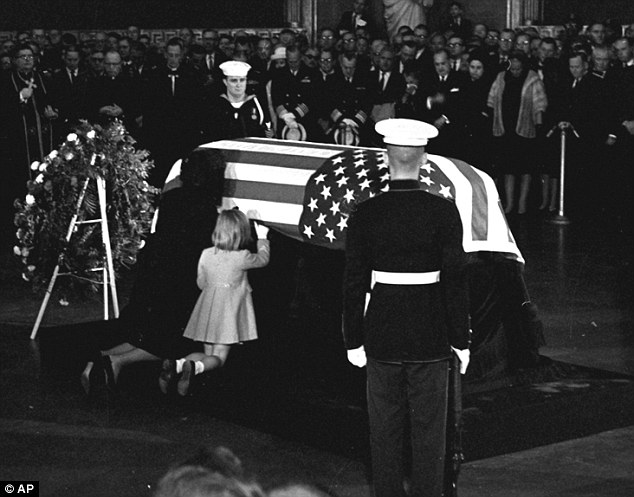 "I saw his flag-draped coffin…" Photo courtesy of: http://www.dailymail.co.uk